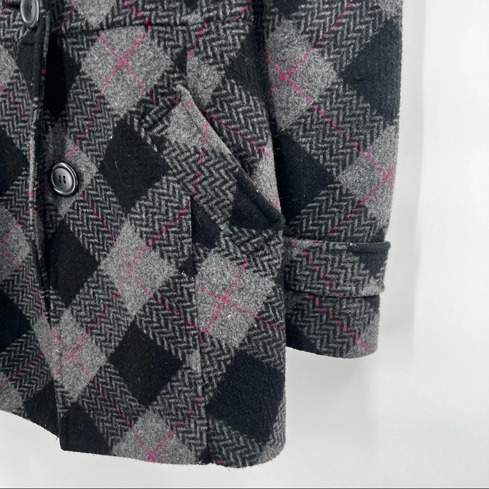 Aeropostale grey coat jacket size SP